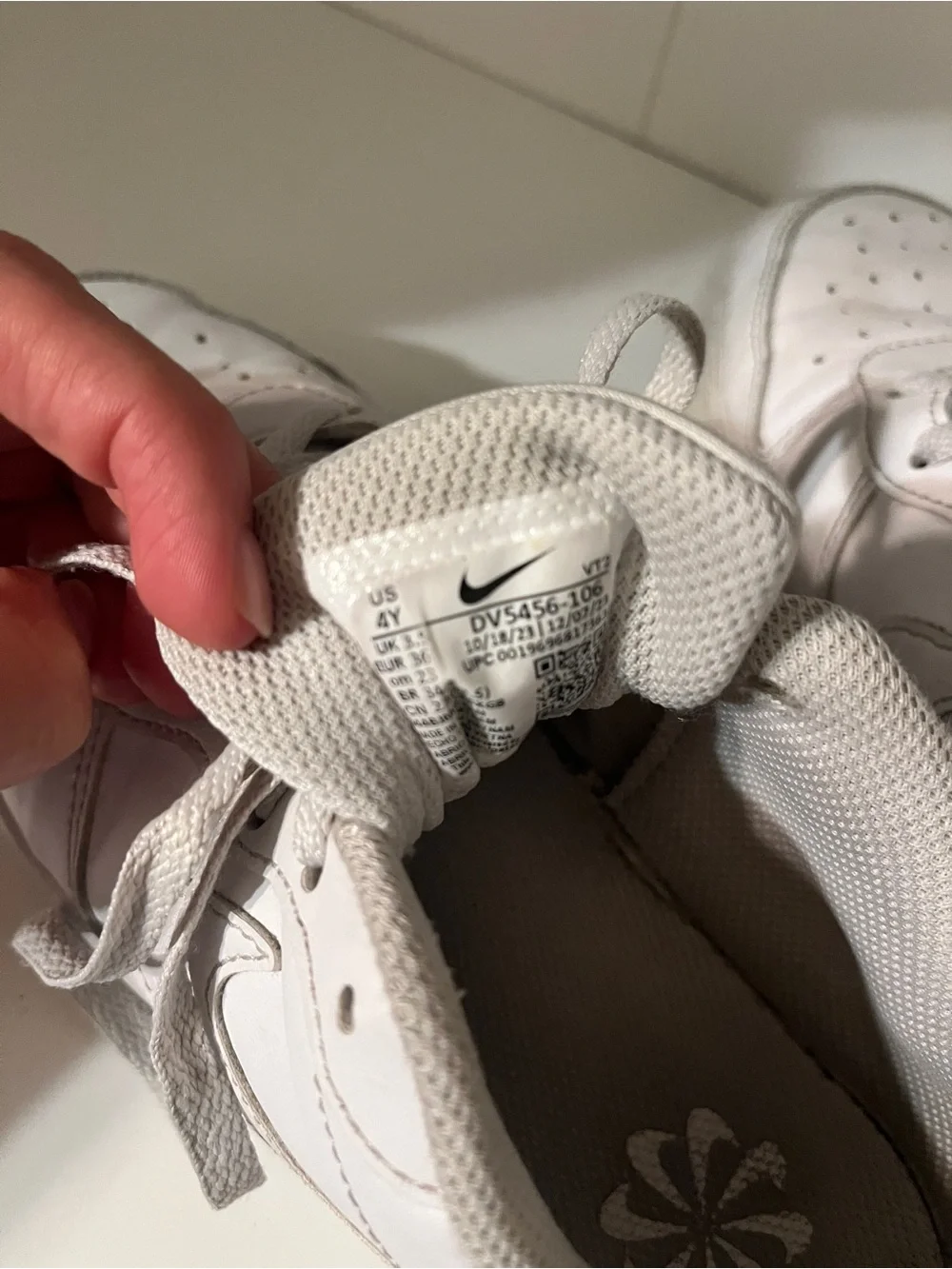 Nike White Kids Sneakers